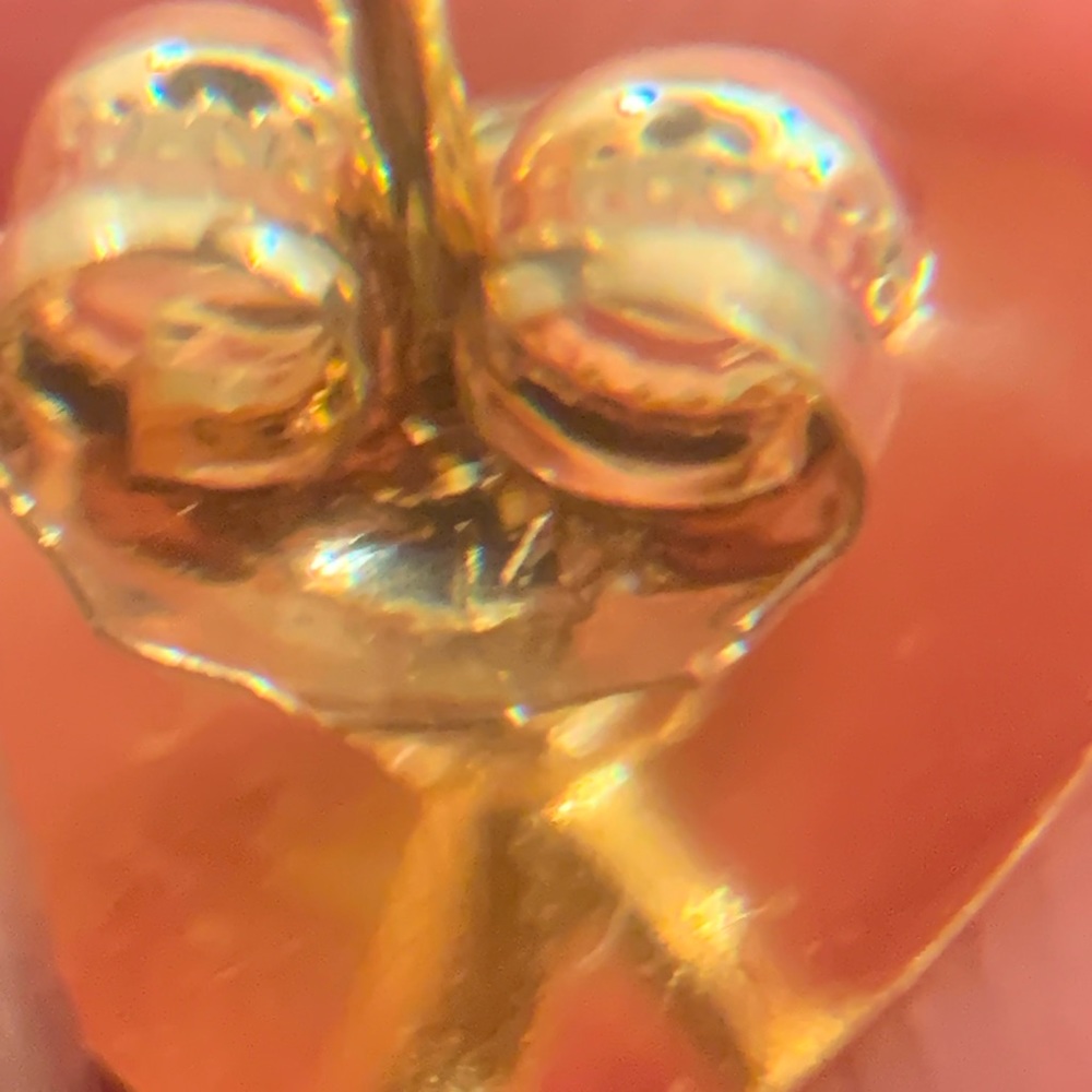 14k Solid Gold Stud - image 5